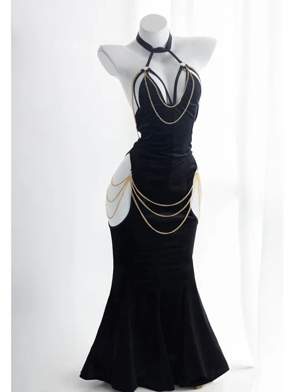 Strappy Fishtail Dress UB98793