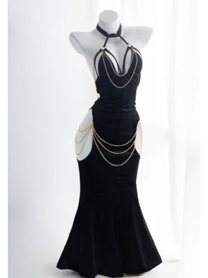 Strappy Fishtail Dress UB98793