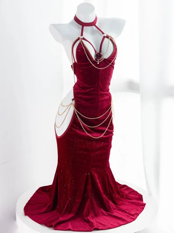 Strappy Fishtail Dress UB98793