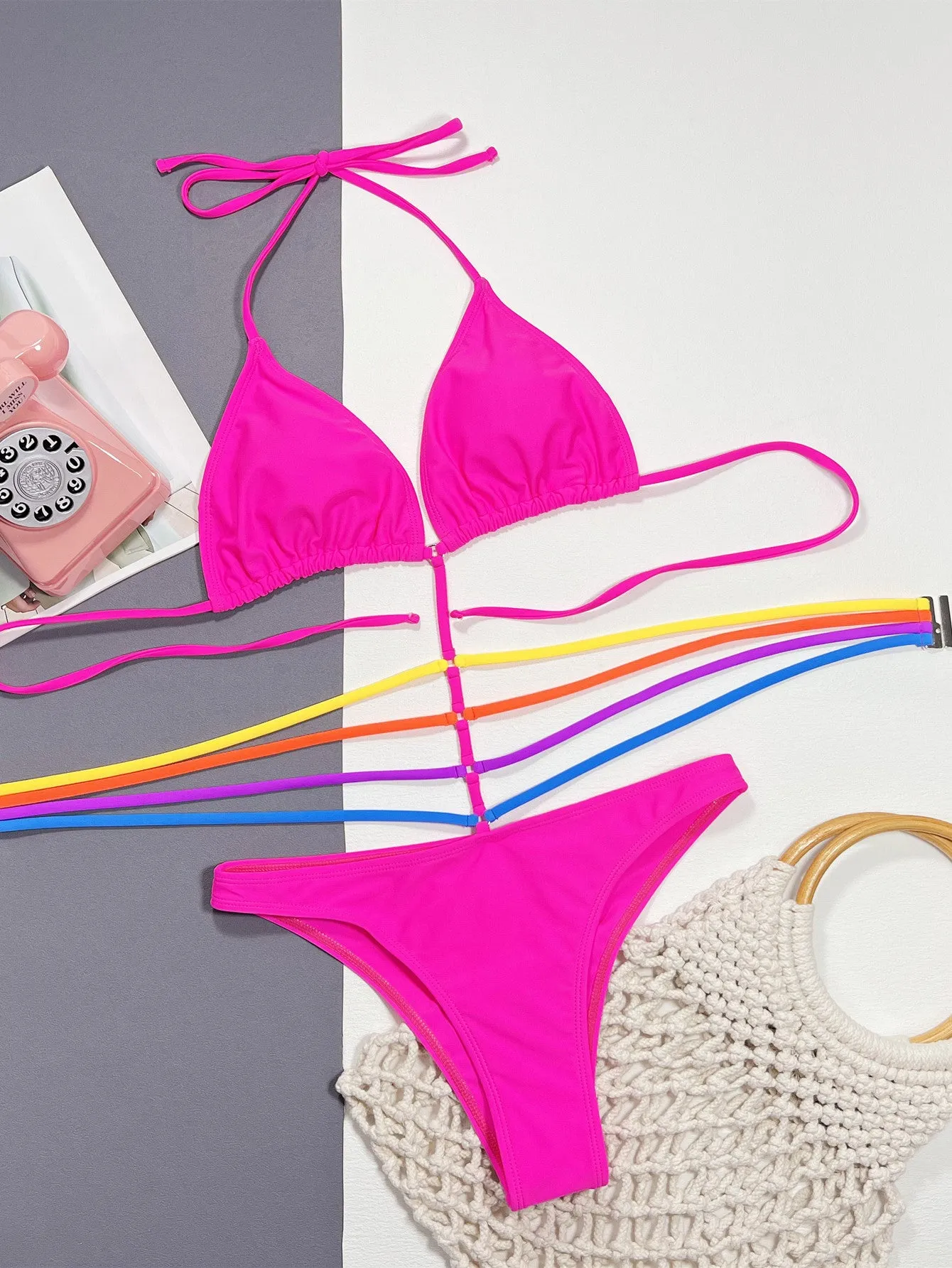 Strappy One-Piece Swimsuit