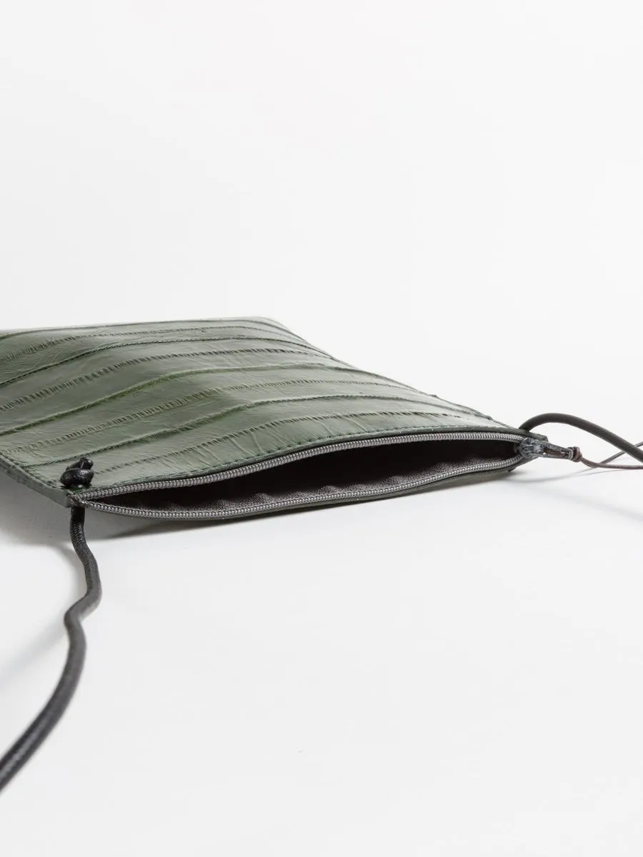 strappy pouch - eel forest