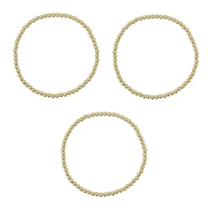 Stretchy Kindness Adult Bracelet Three-Pack (3MM beads)