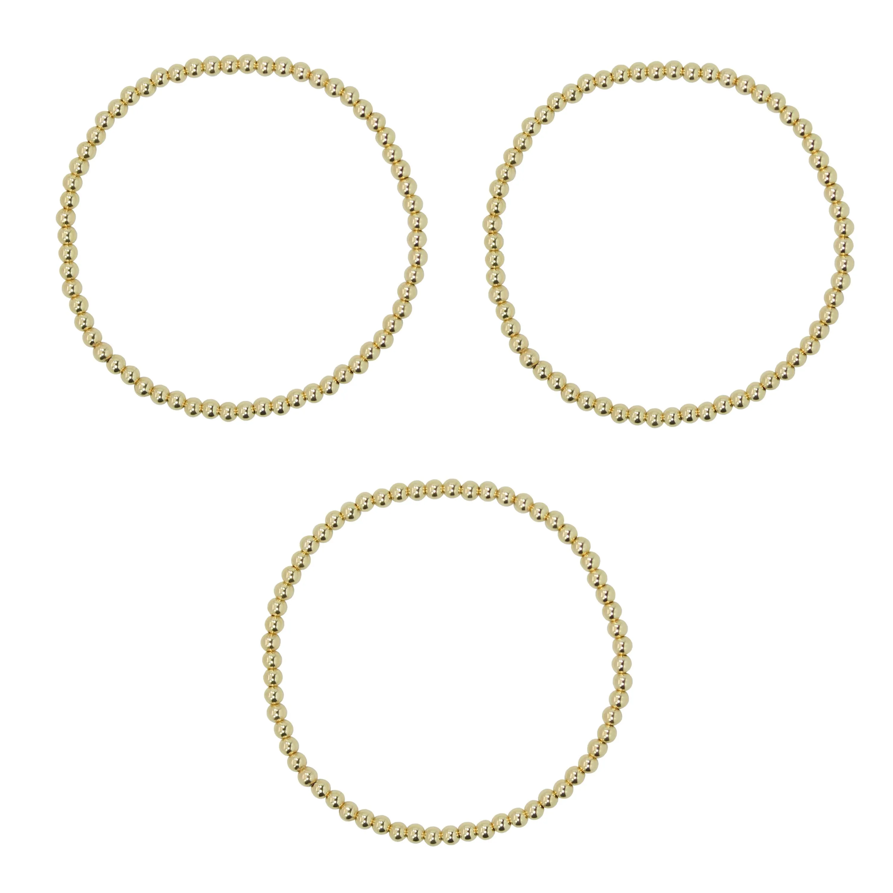 Stretchy Kindness Adult Bracelet Three-Pack (3MM beads)