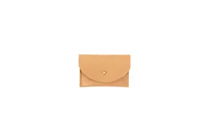 Tan leather cardholder