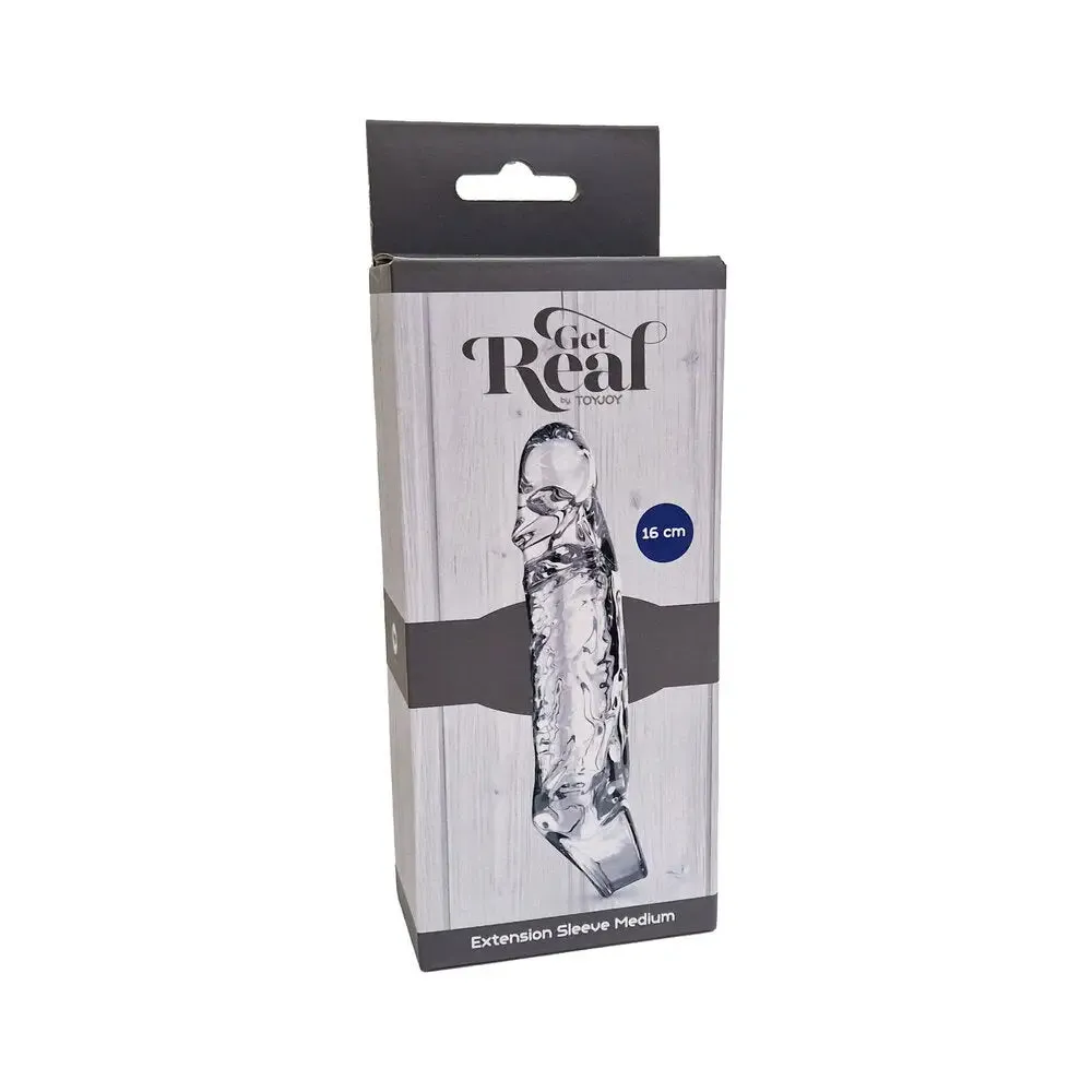 Toyjoy Rubber Clear Stretchy Medium Penis Extension Sleeve