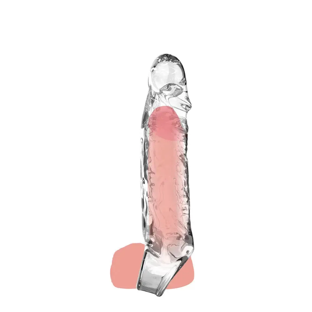 Toyjoy Rubber Clear Stretchy Medium Penis Extension Sleeve