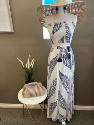 Tube Top and Long Skirt Set