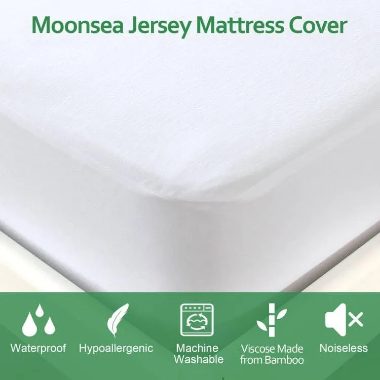 Twin Mattress Protector Waterproof Bamboo Mattress Protector Twin Size, Skin