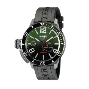 U-Boat Men's Silver Tone Case Green Dial Automatic Watch