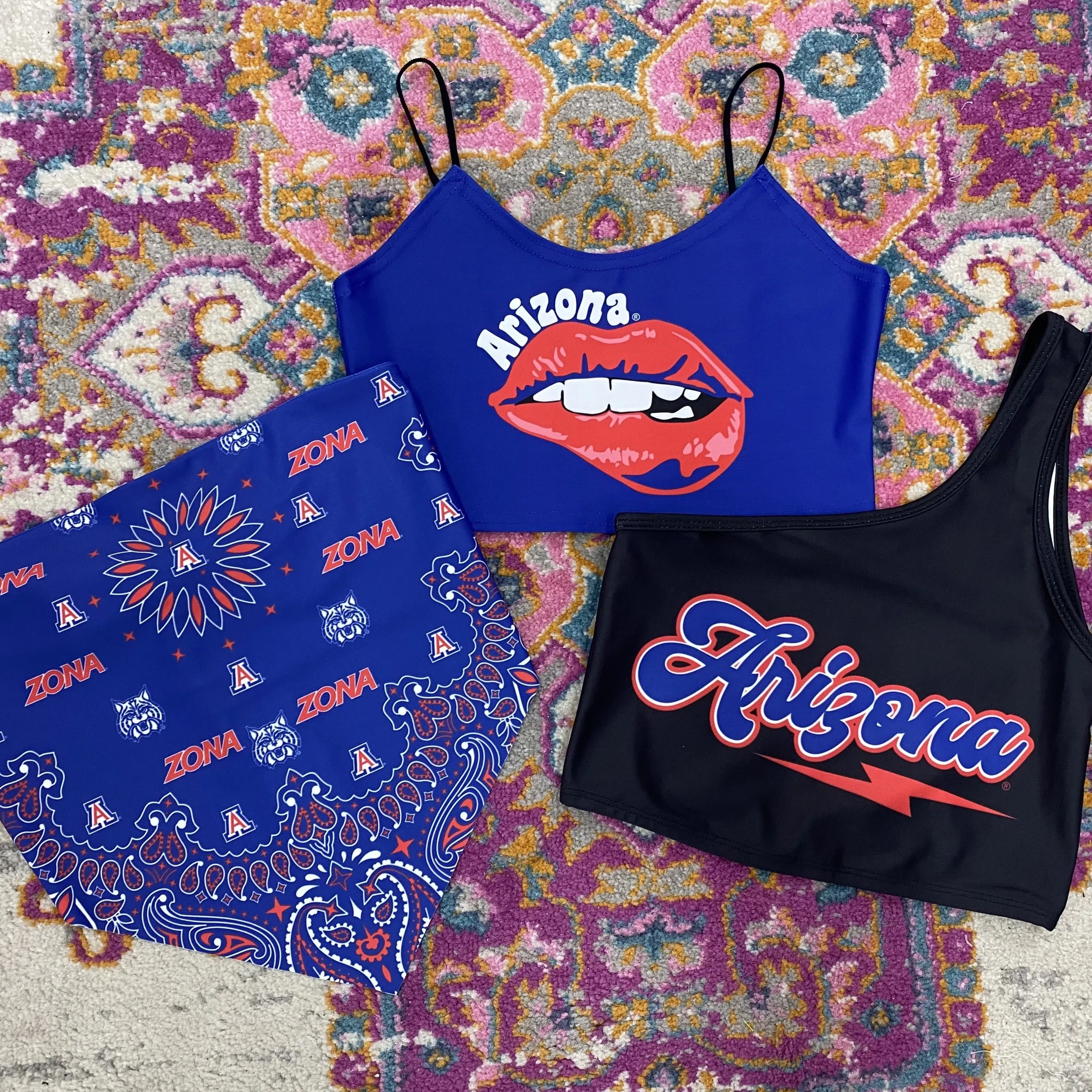 University of Arizona Lips Spaghetti Tank