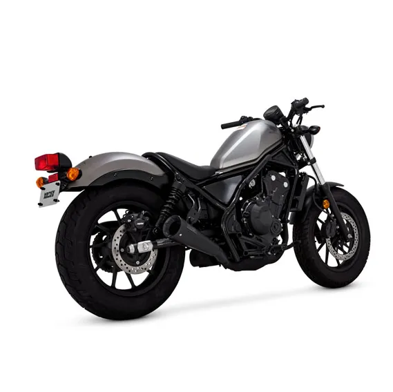 V&H UPSWEEP EXHAUST SLIP-ON BLACK. Honda Rebel 300/500.