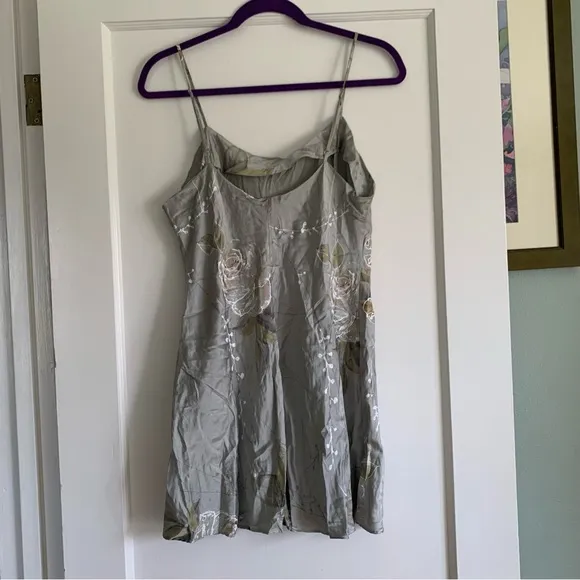 Victoria's Secret Silk Slip Nightgown and Robe Set M/L