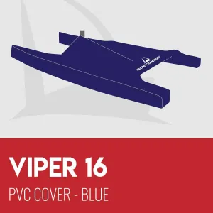 Viper F16 Boat Cover - PVC - Blue