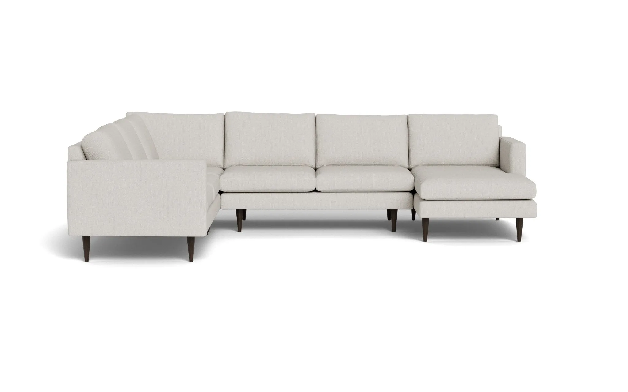 Wallace 131" Untufted Corner Sectionals w. Right Chaise
