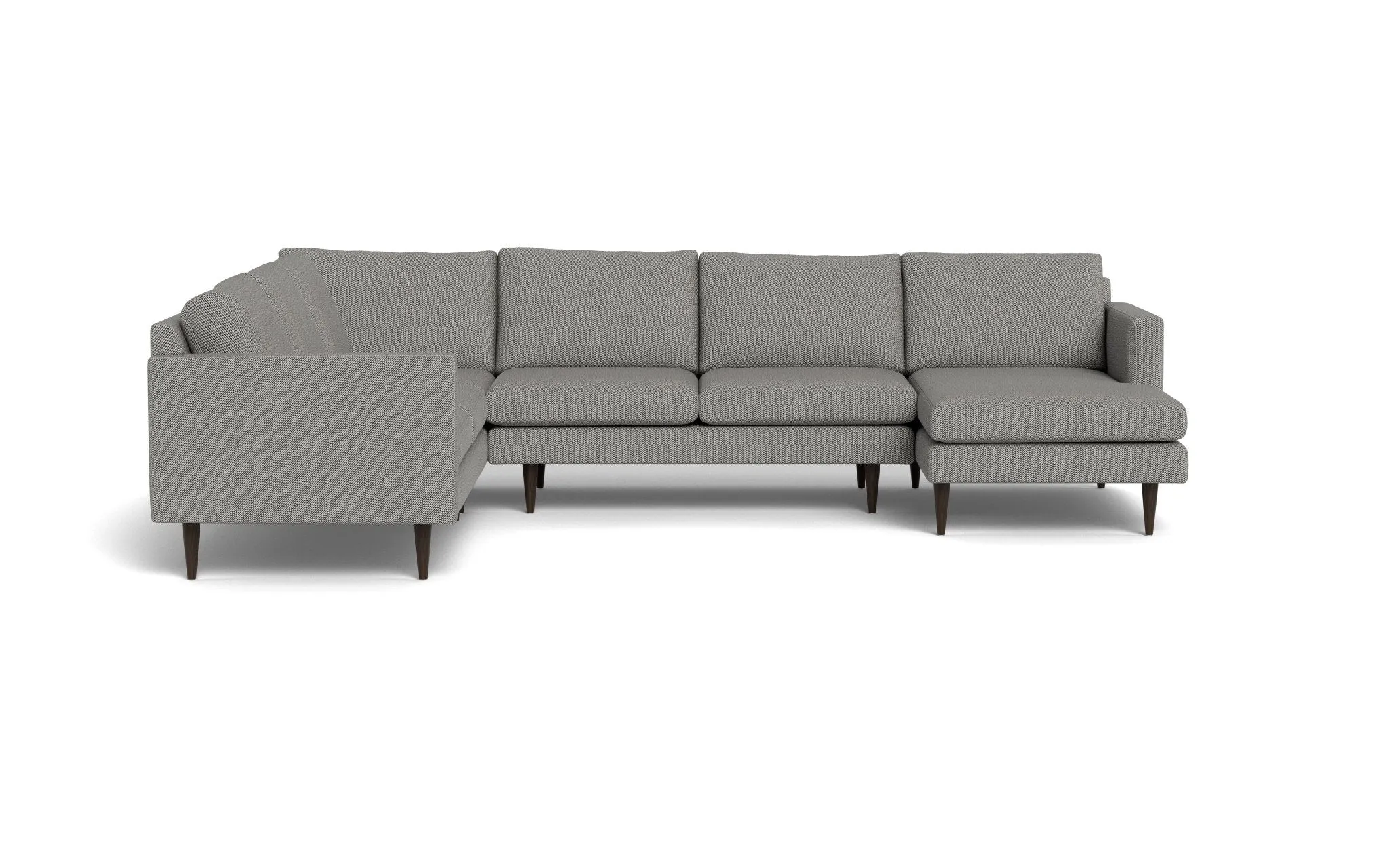 Wallace 131" Untufted Corner Sectionals w. Right Chaise