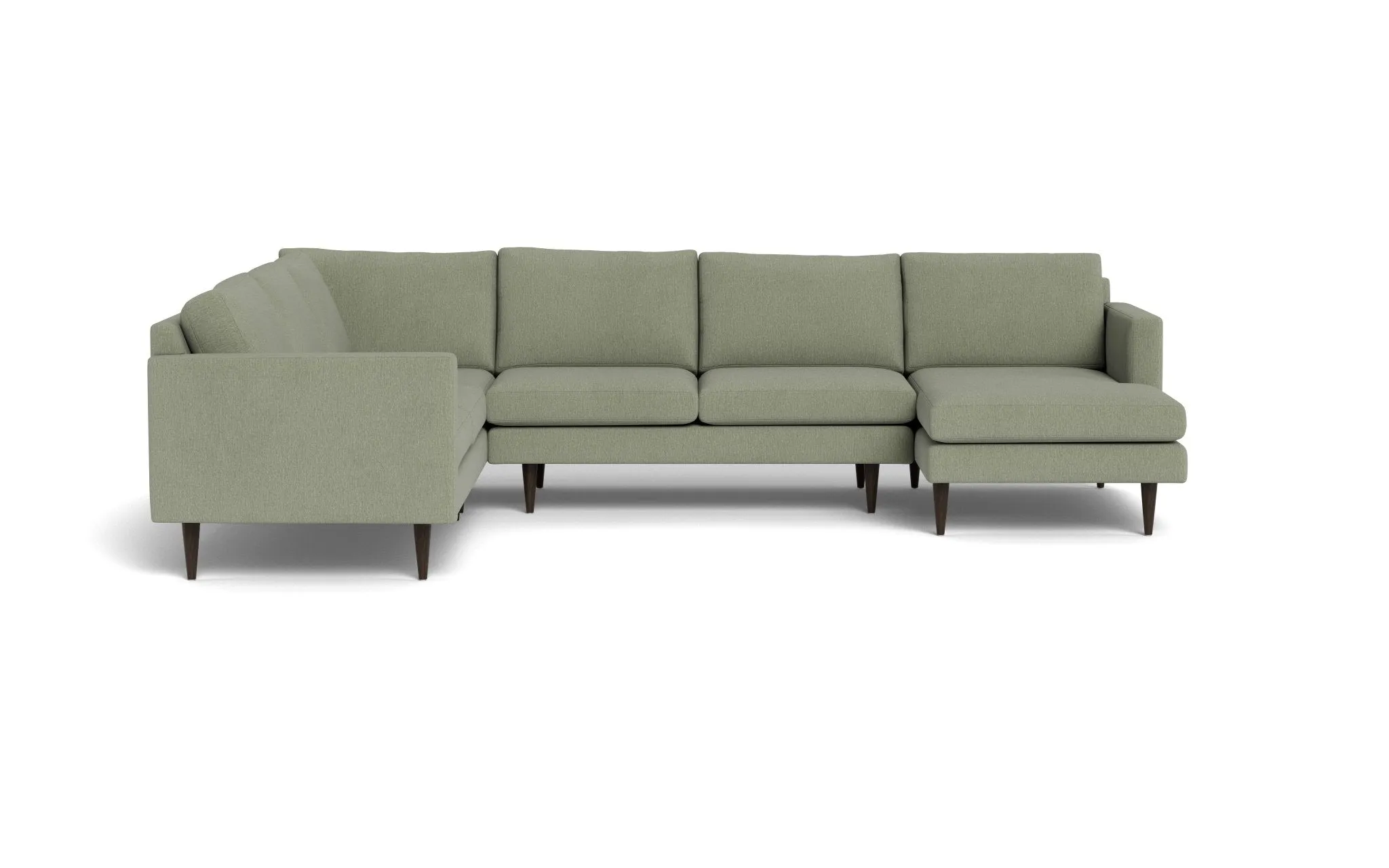 Wallace 131" Untufted Corner Sectionals w. Right Chaise