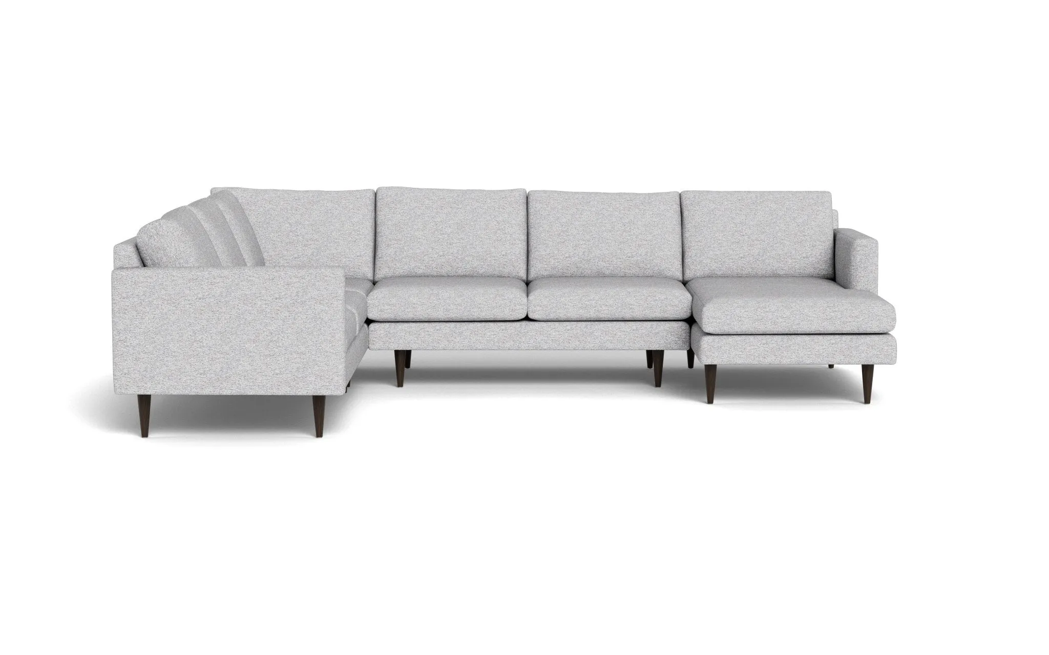Wallace 131" Untufted Corner Sectionals w. Right Chaise