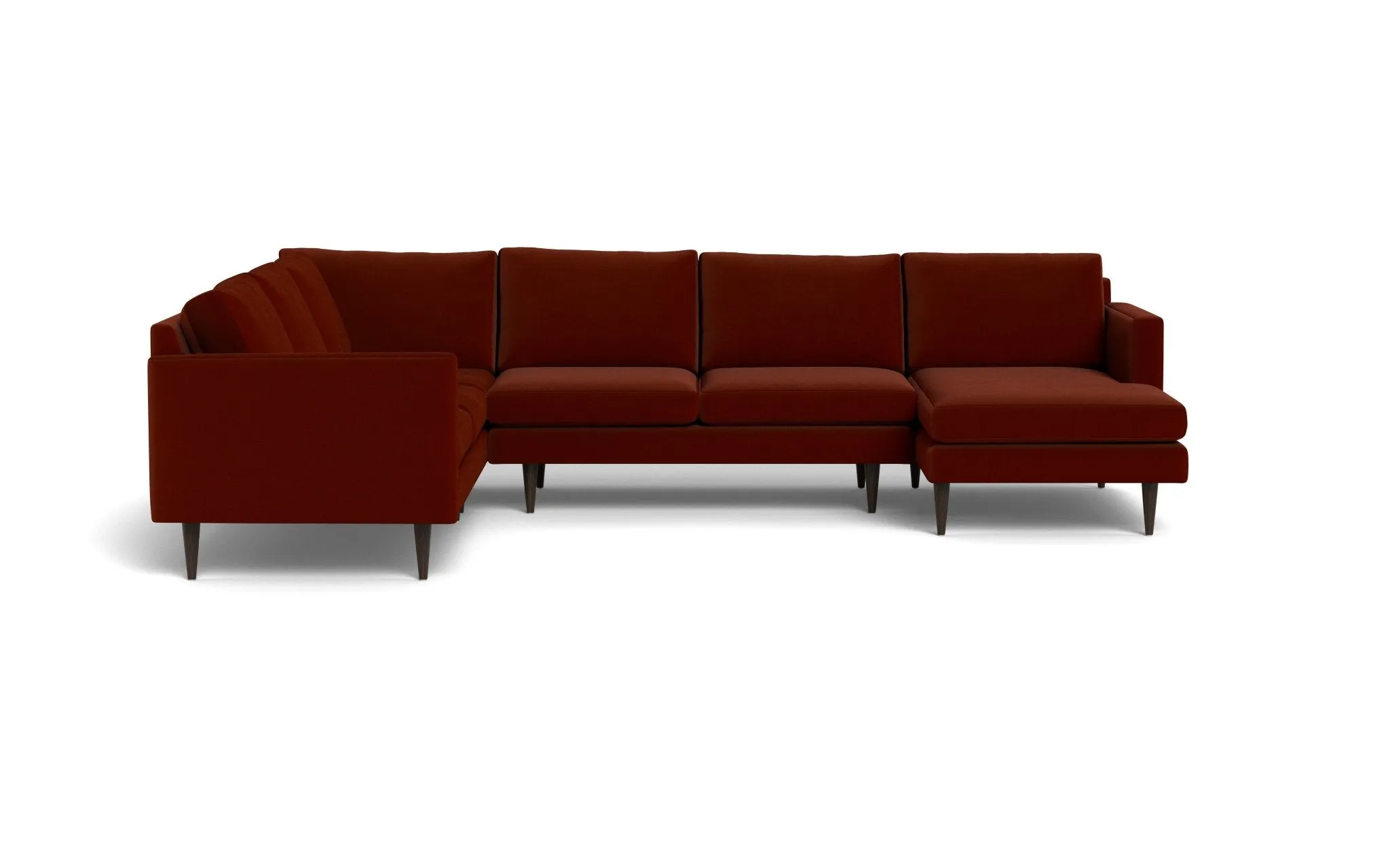Wallace 131" Untufted Corner Sectionals w. Right Chaise