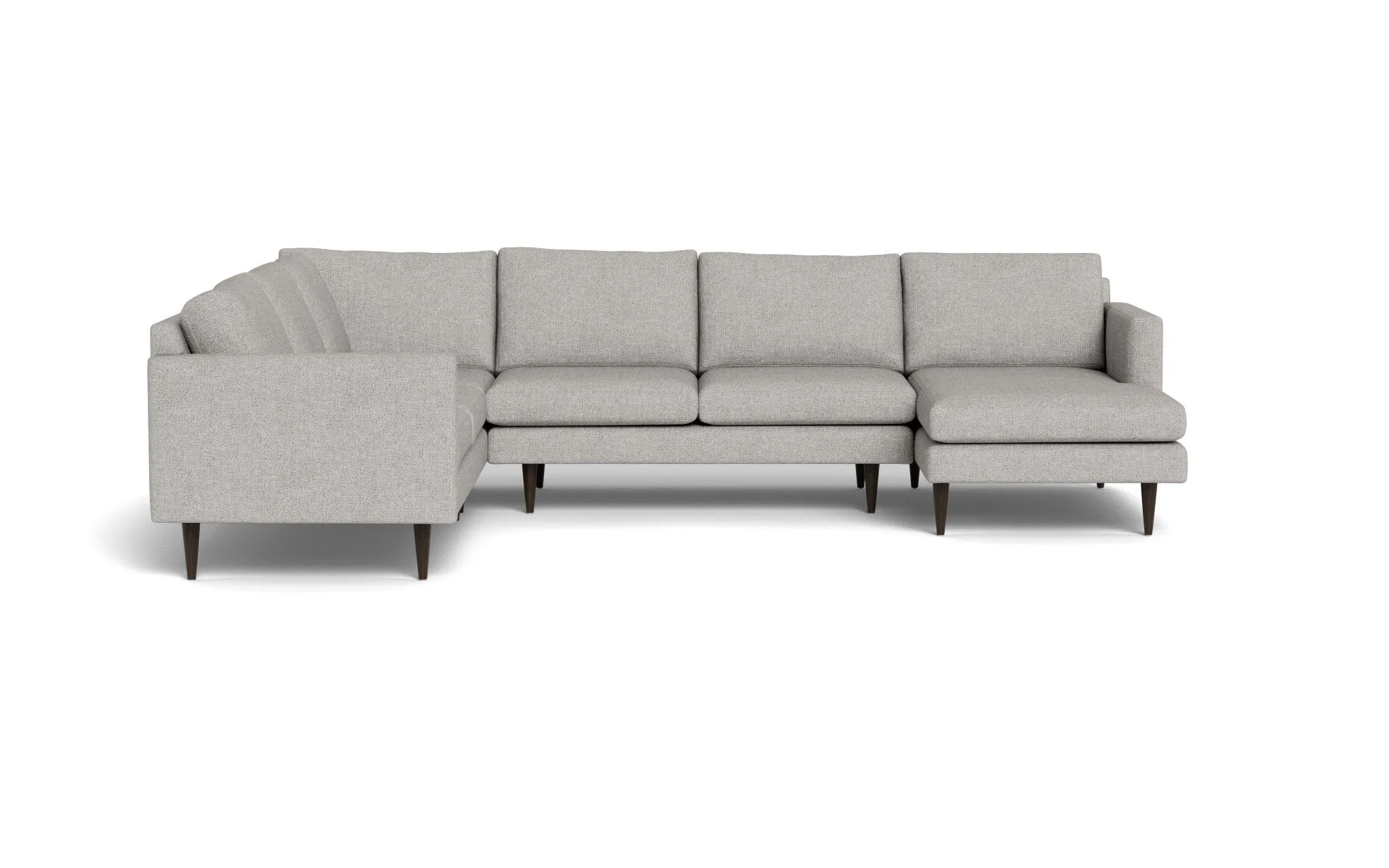 Wallace 131" Untufted Corner Sectionals w. Right Chaise