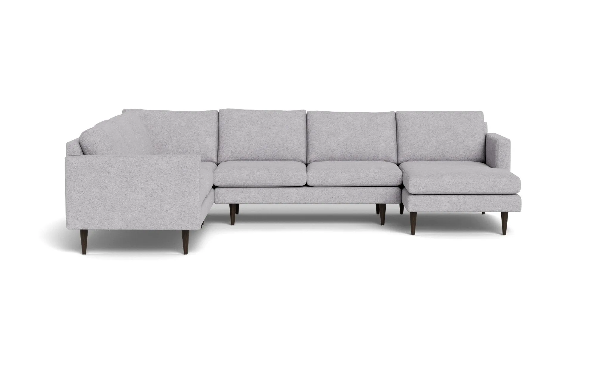 Wallace 131" Untufted Corner Sectionals w. Right Chaise