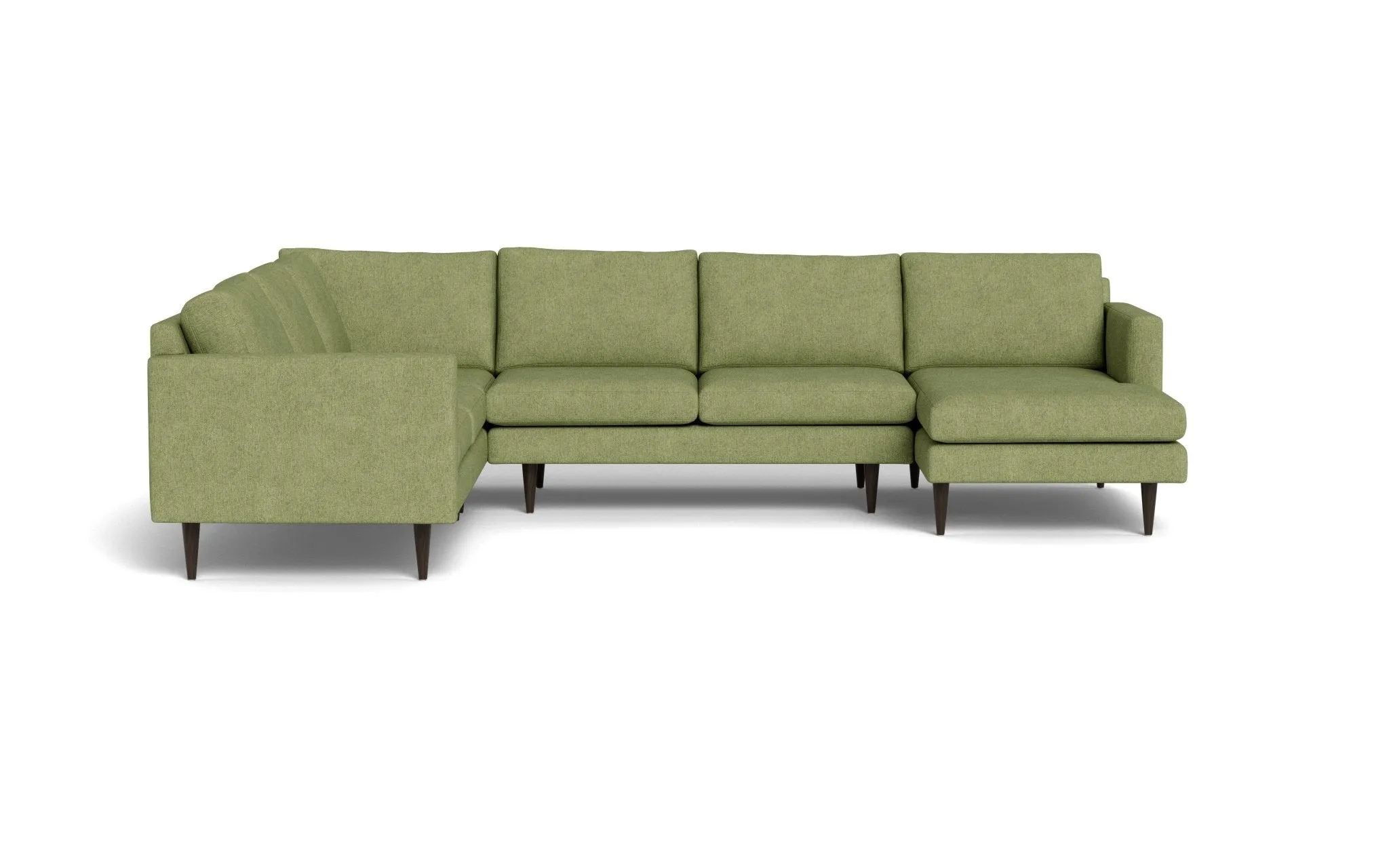 Wallace 131" Untufted Corner Sectionals w. Right Chaise