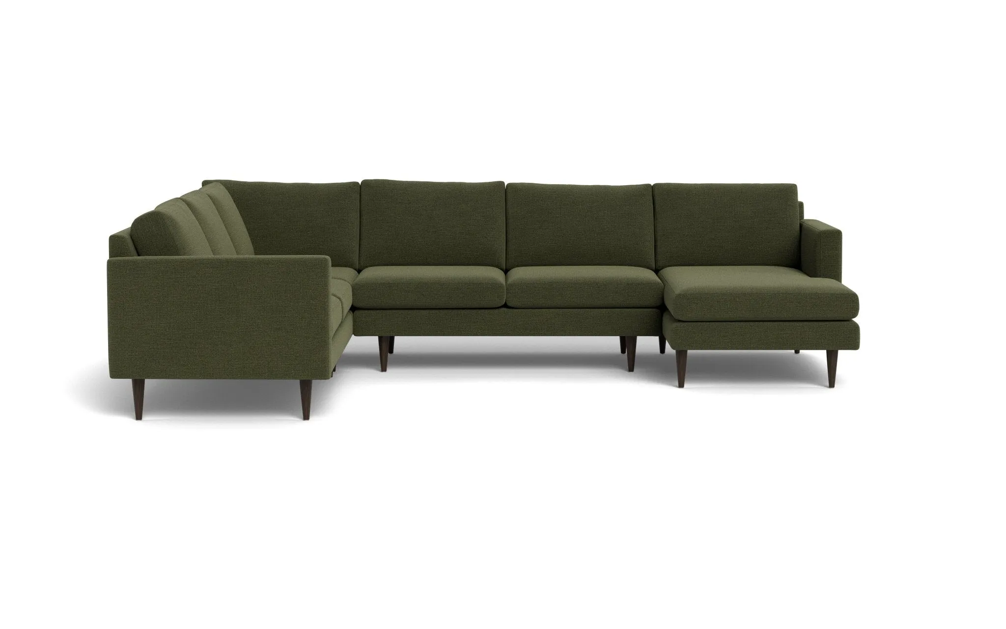 Wallace 131" Untufted Corner Sectionals w. Right Chaise