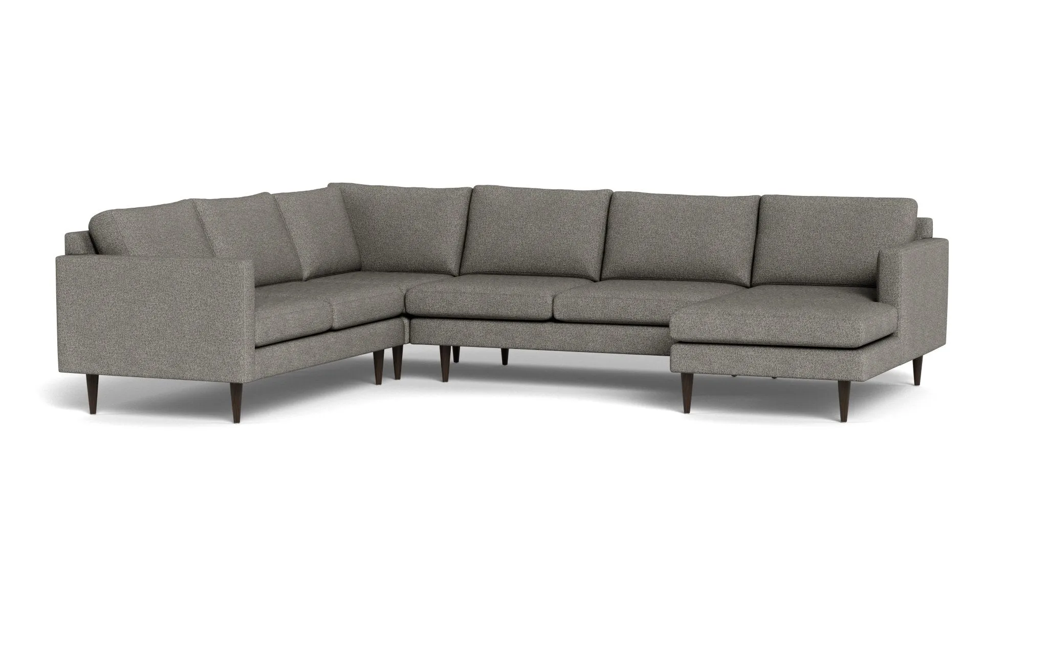 Wallace 131" Untufted Corner Sectionals w. Right Chaise