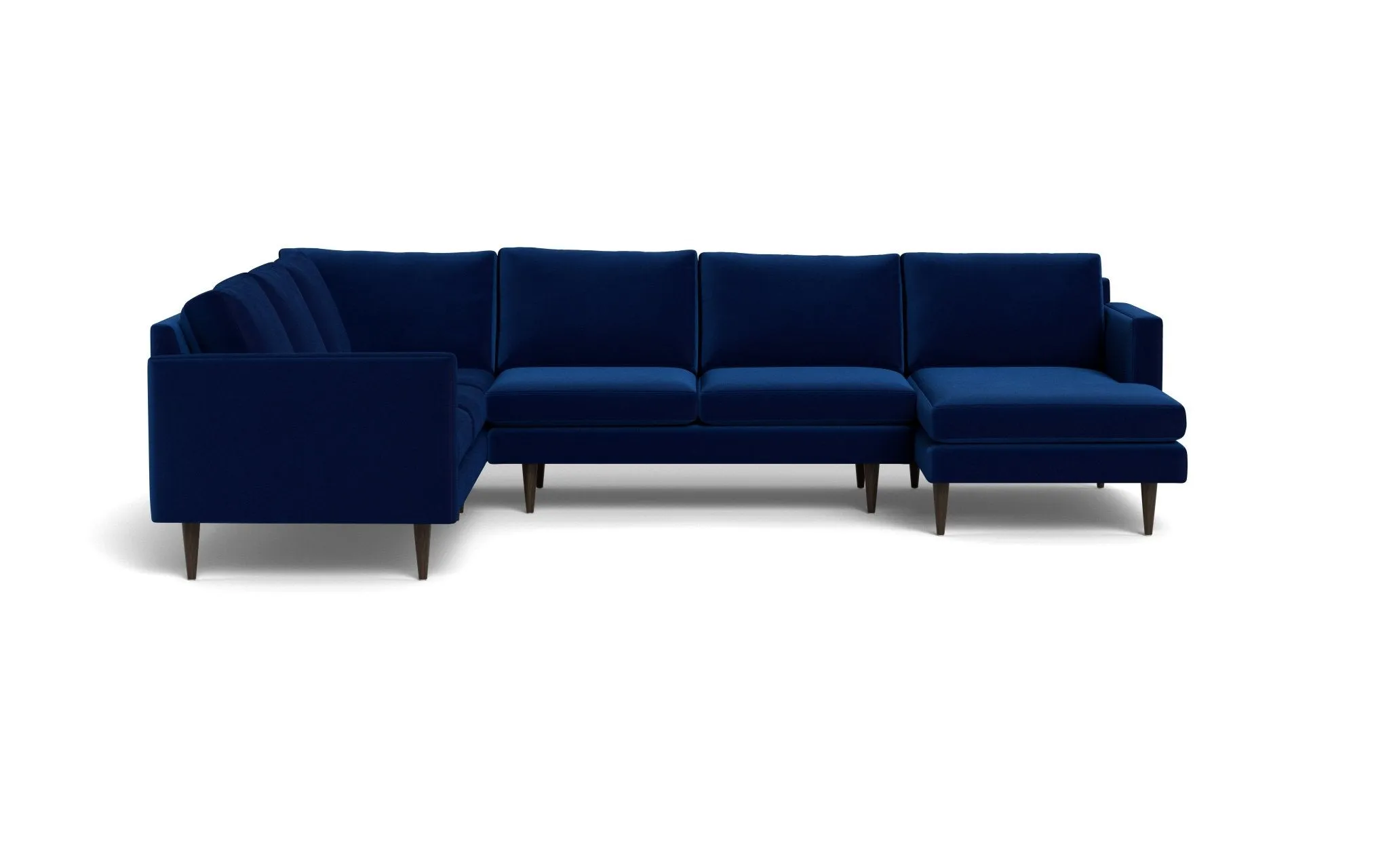 Wallace 131" Untufted Corner Sectionals w. Right Chaise