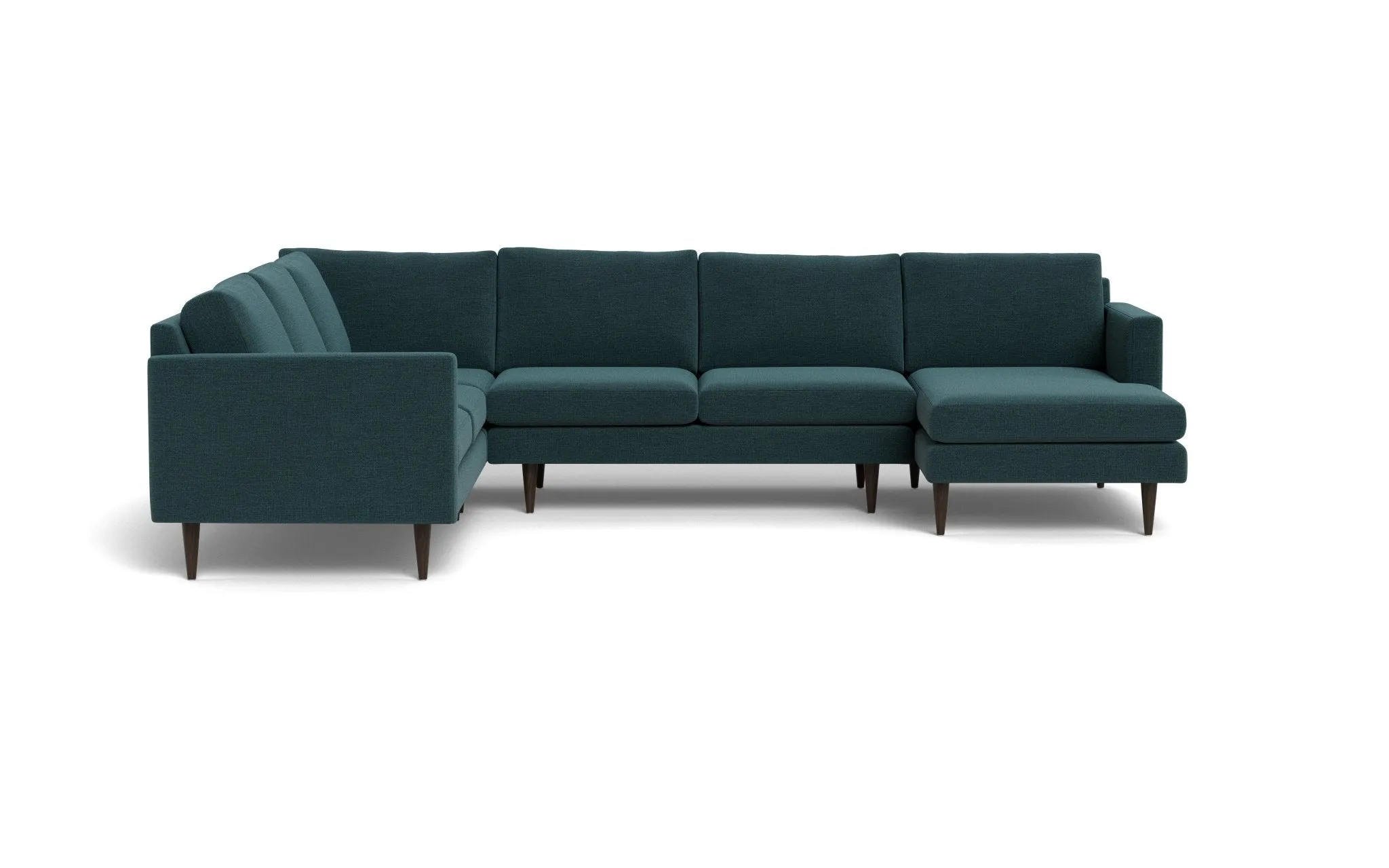 Wallace 131" Untufted Corner Sectionals w. Right Chaise