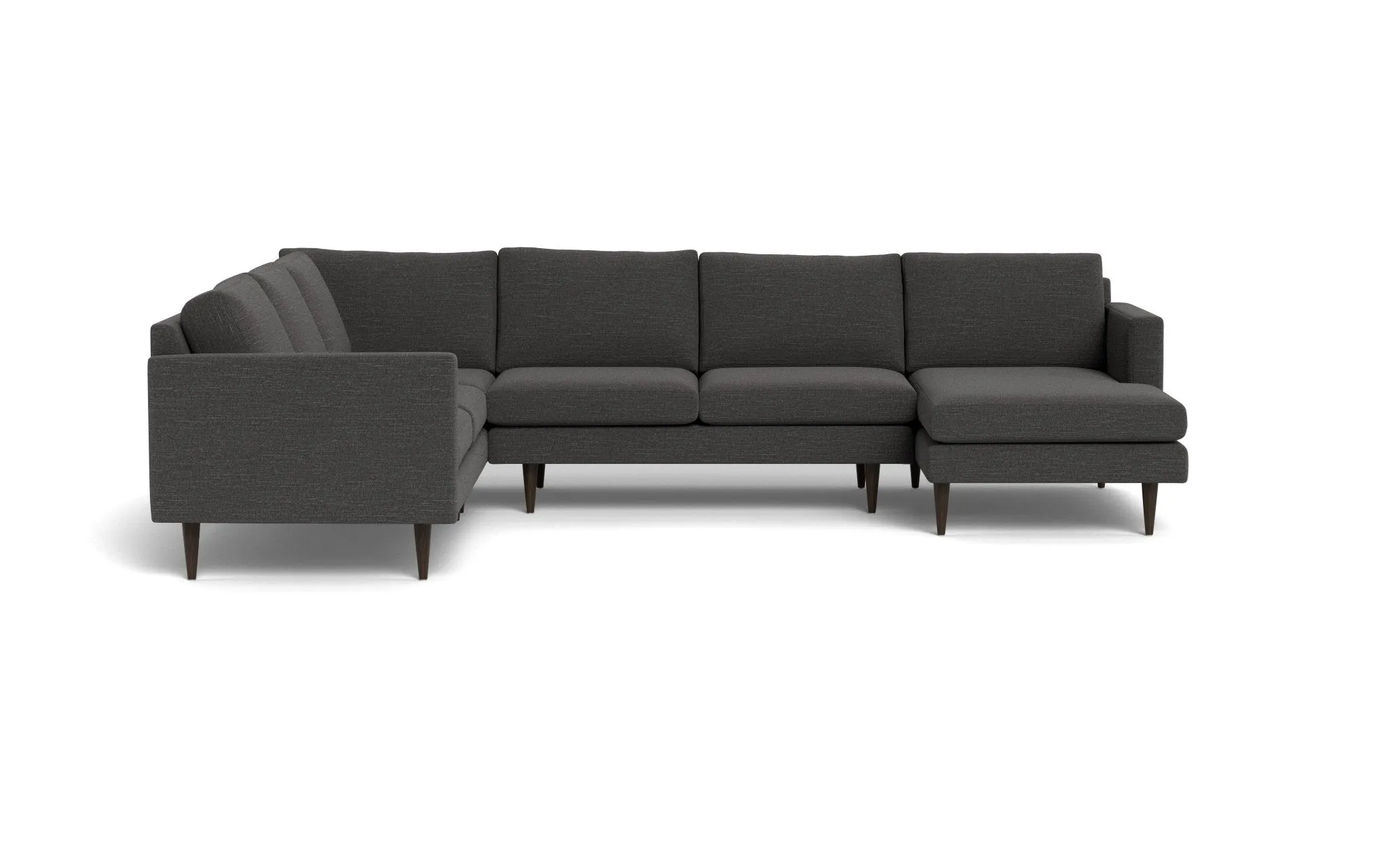 Wallace 131" Untufted Corner Sectionals w. Right Chaise