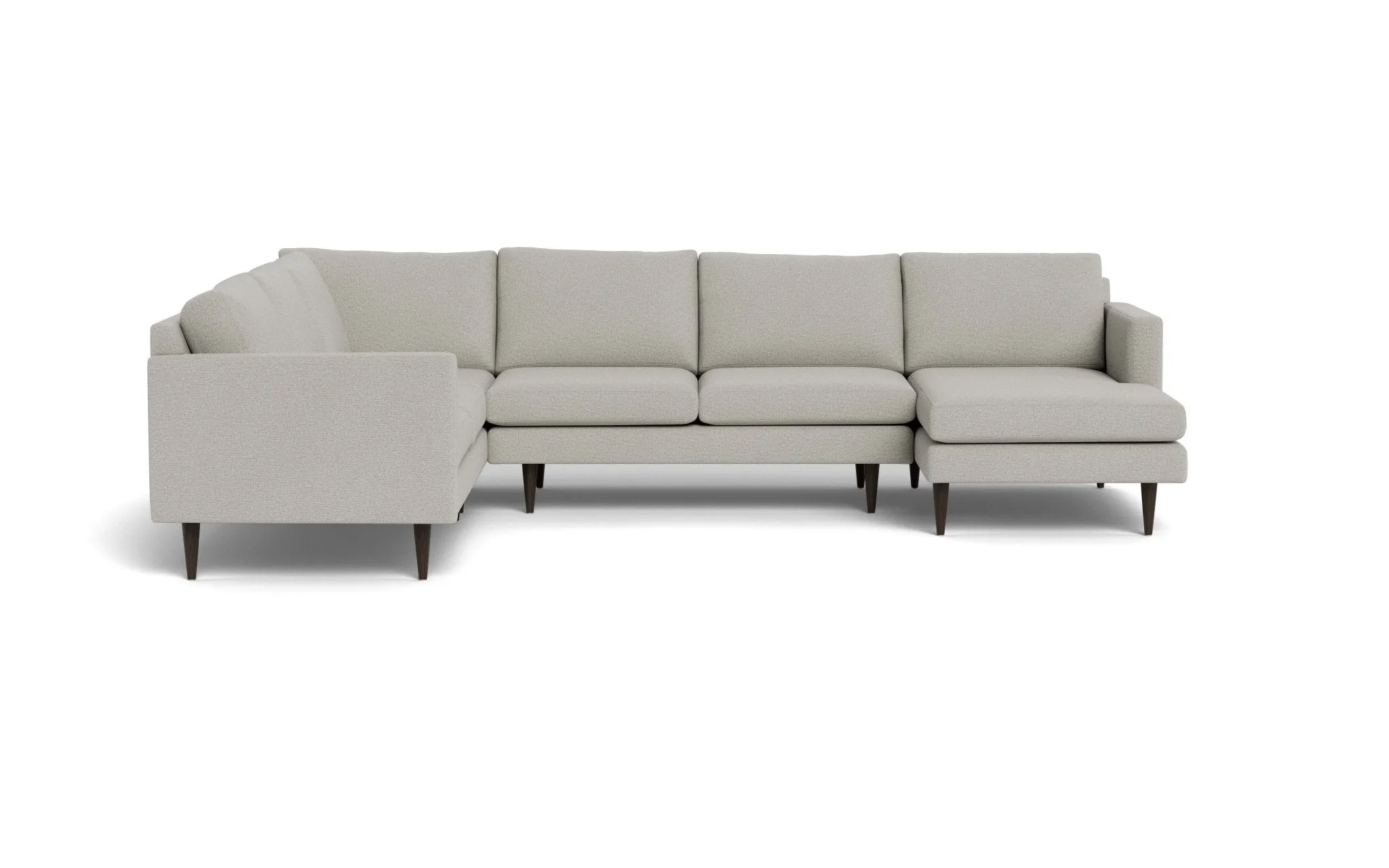 Wallace 131" Untufted Corner Sectionals w. Right Chaise