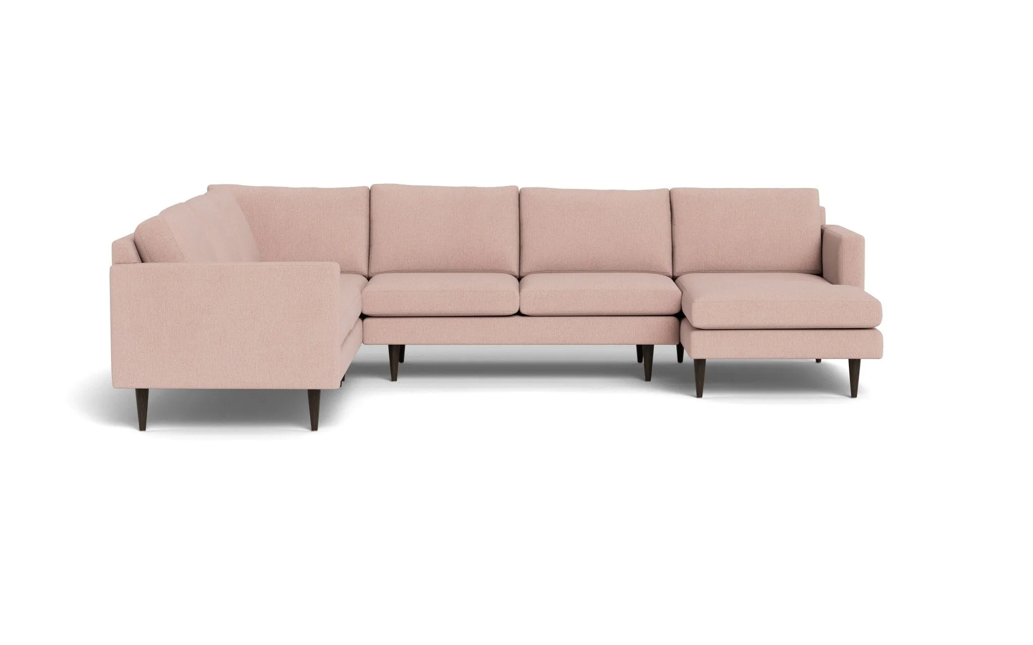 Wallace 131" Untufted Corner Sectionals w. Right Chaise