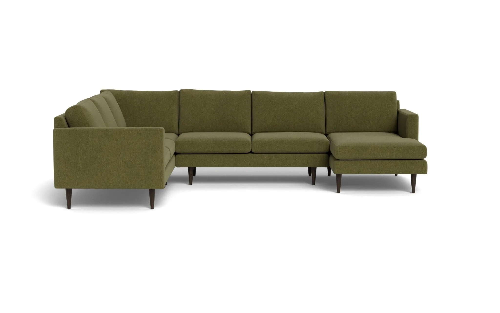 Wallace 131" Untufted Corner Sectionals w. Right Chaise