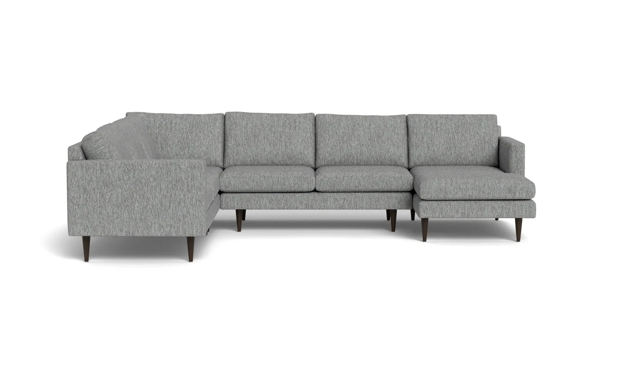 Wallace 131" Untufted Corner Sectionals w. Right Chaise