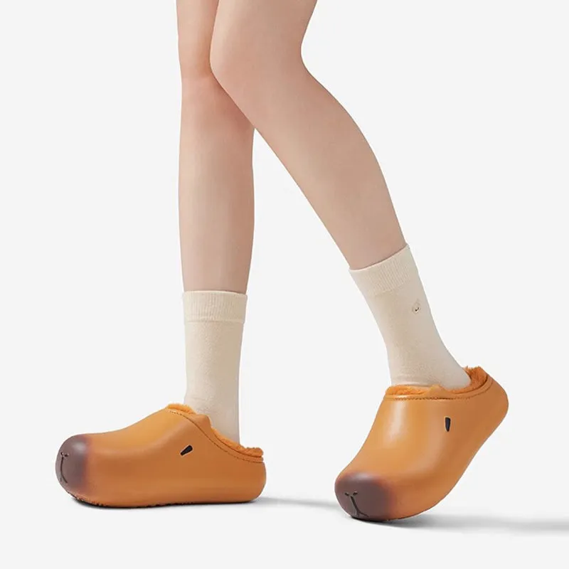 Waterproof Cartoon Winter Slippers for Women & Men