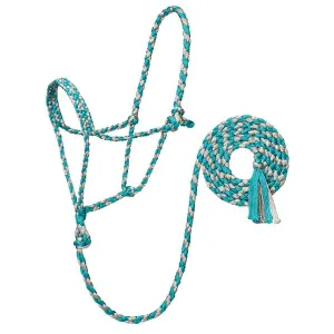 Weaver Leather Braided Rope Halter with 6' Lead