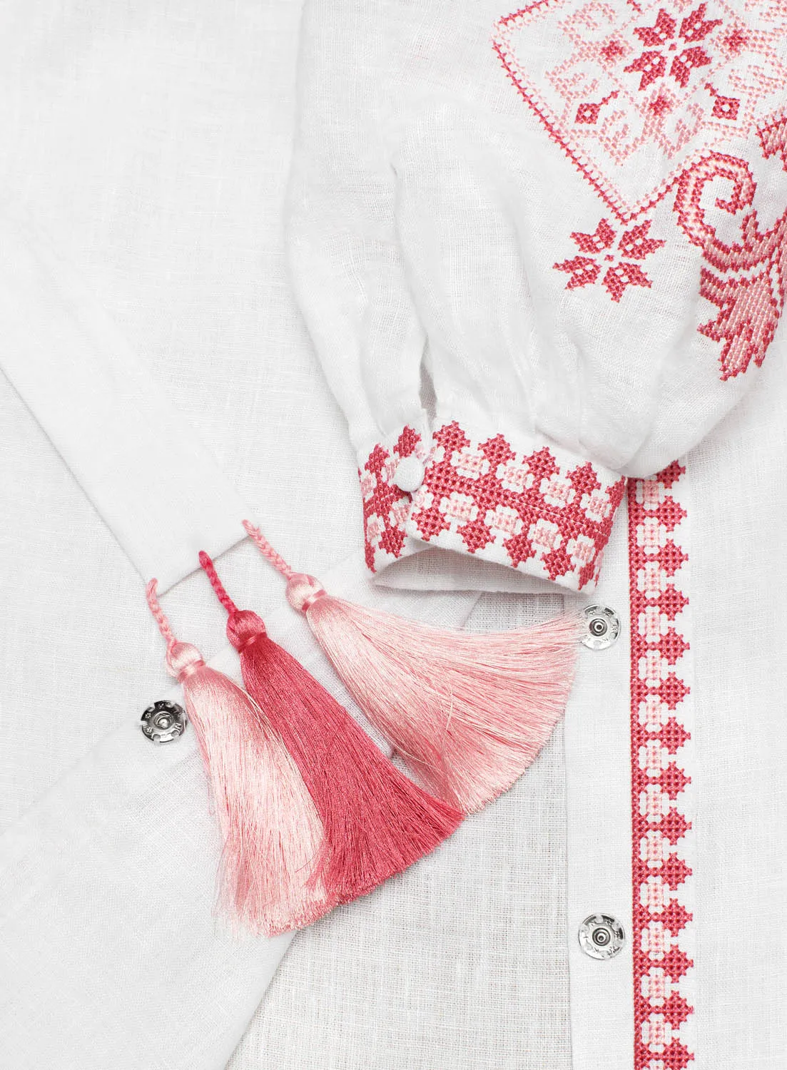 White Boho style Kaftan with wedges