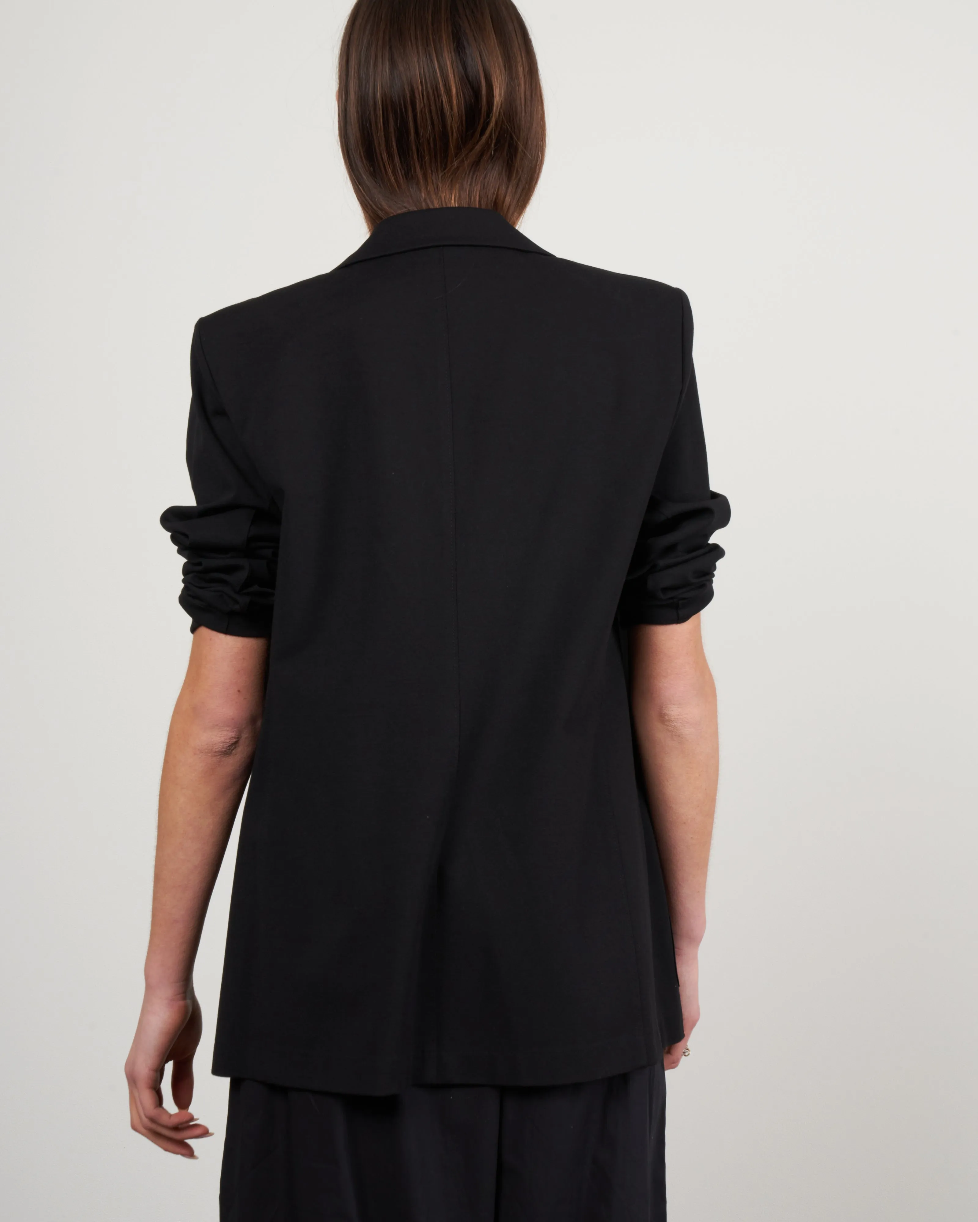 women's boyfriend blazer - black
