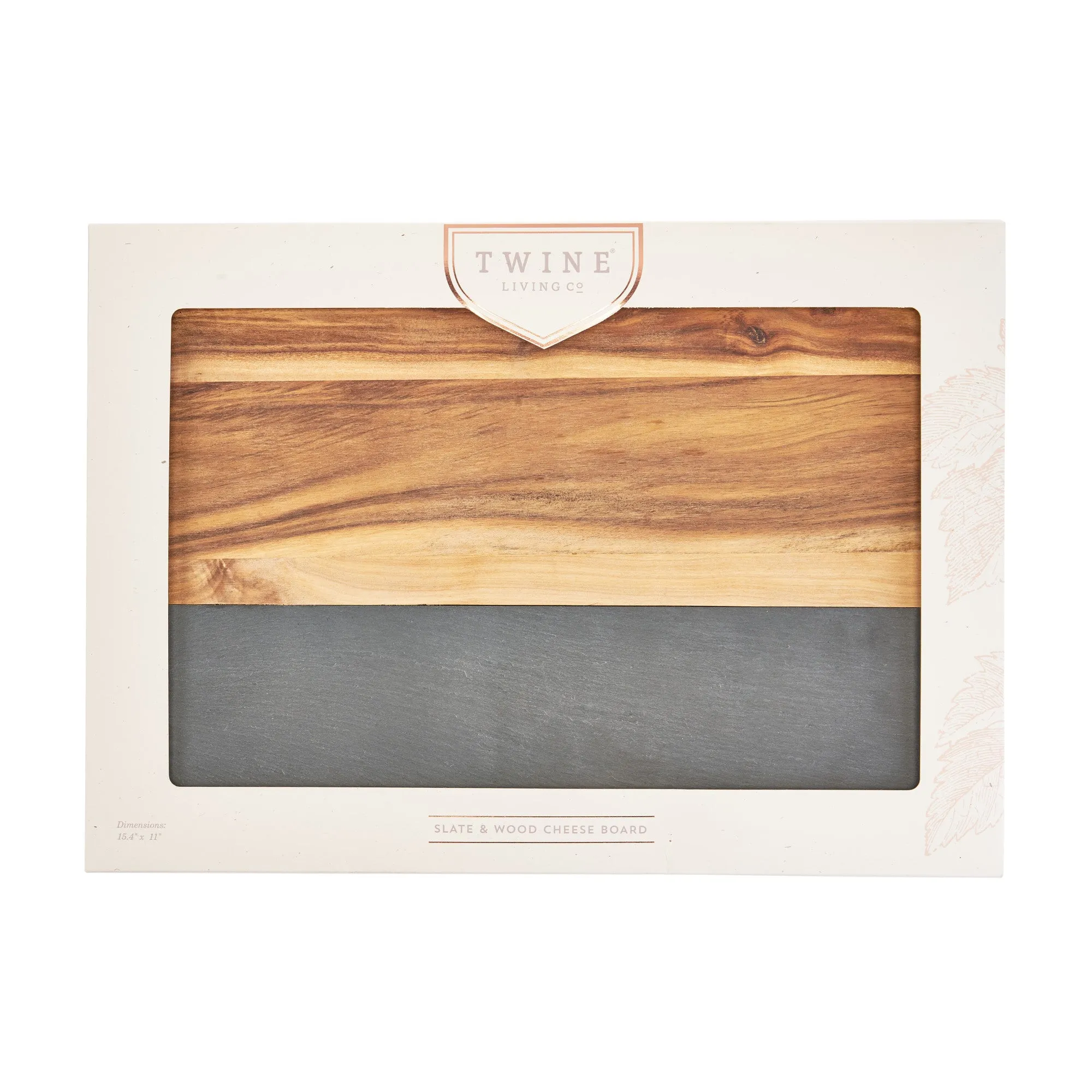 WOOD WITH SLATE BOARD