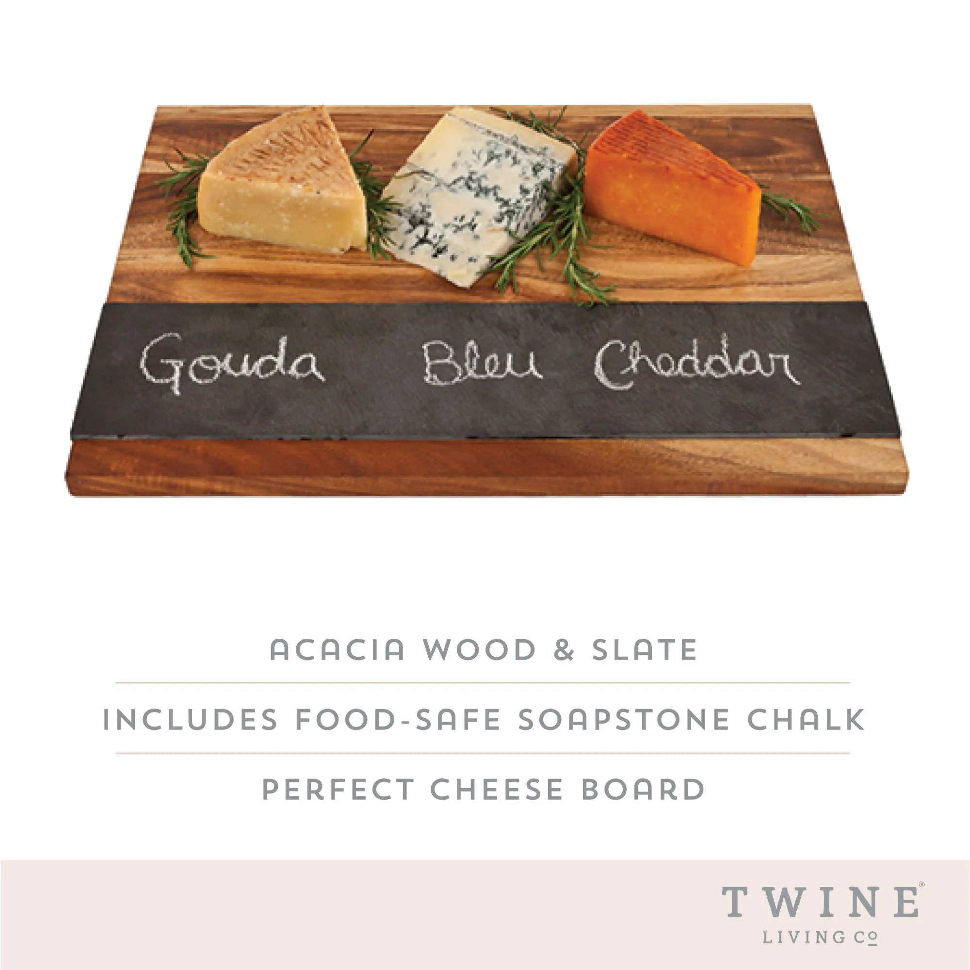 WOOD WITH SLATE BOARD